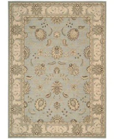 Nourison Home Persian Empire Pe22 Aqua Rug