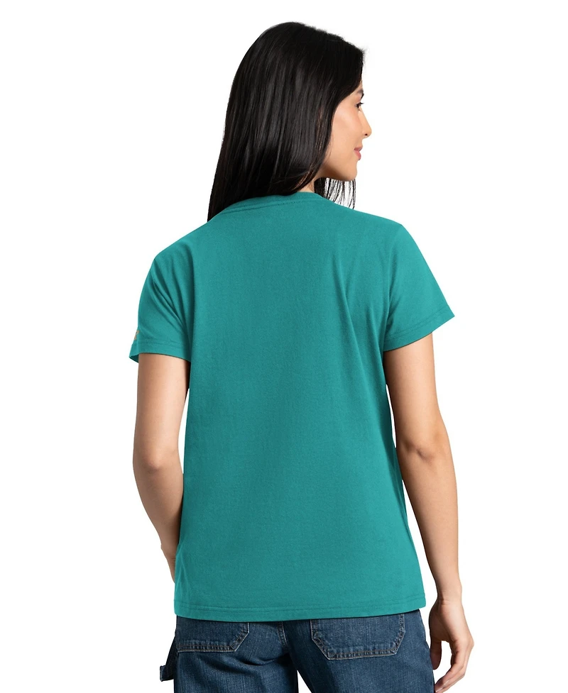 Starter Women's 2-piece Aqua/Orange Miami Dolphins T-Shirt