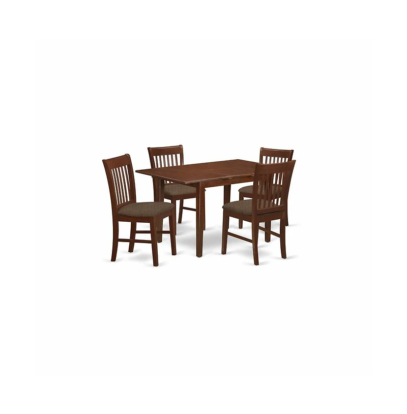 East West Furniture 5 Pc Kitchen nook Dining set