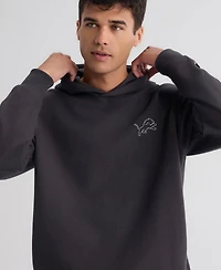 Fanatics Men's Charcoal Detroit Lions Clutch Tri-Blend Hoodie