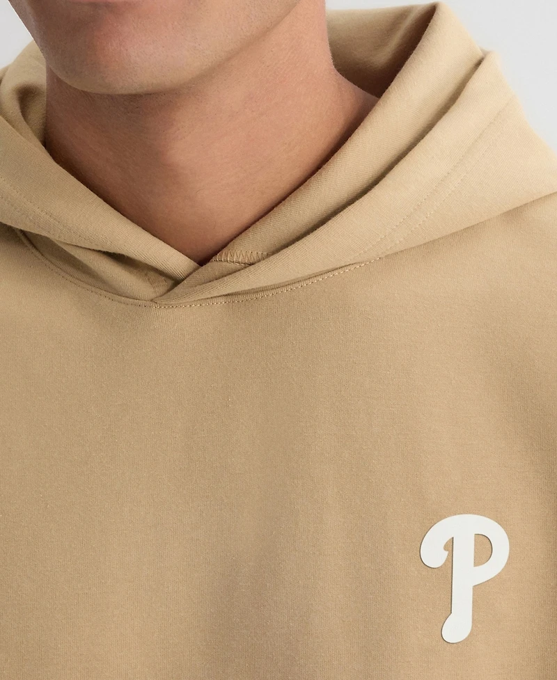 Fanatics Men's Khaki Philadelphia Phillies Clutch Tri-Blend Hoodie