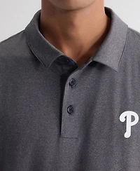 Fanatics Men's Charcoal Philadelphia Phillies Clutch Polo Shirt