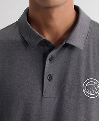 Fanatics Men's Charcoal Chicago Cubs Clutch Polo Shirt