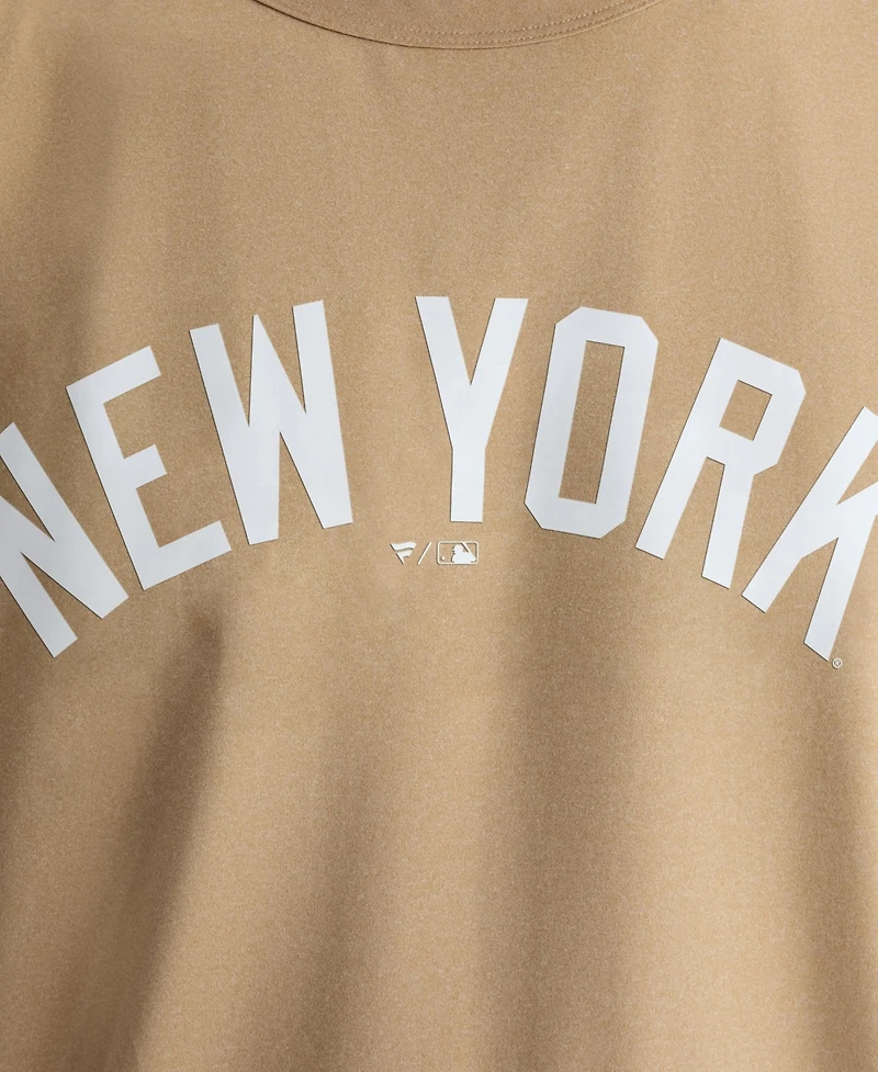 Fanatics Men's Khaki New York Yankees Clutch Winning Edge T-Shirt