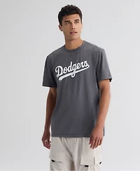 Fanatics Men's Charcoal Los Angeles Dodgers Clutch Winning Edge T-Shirt