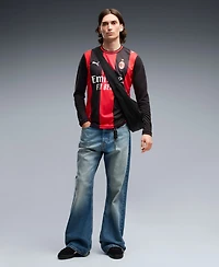 Puma Men's Black/Red Ac Milan 2026/27 Home ReplicaLong sleeves Jersey