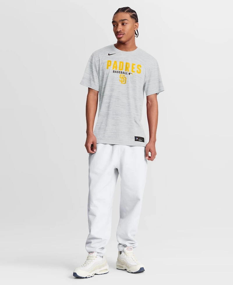Nike Men's White San Diego Padres Authentic Collection Velocity Dri-fit T-Shirt