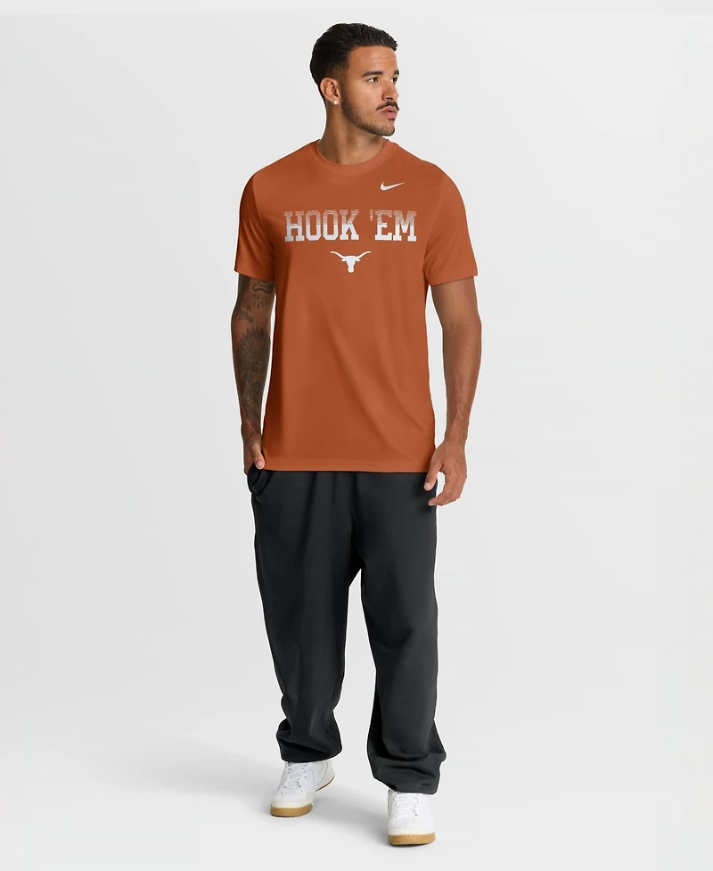 Nike Men's Texas Orange Longhorns Primetime Legend Kinetic Mantra Dri-fit T-Shirt
