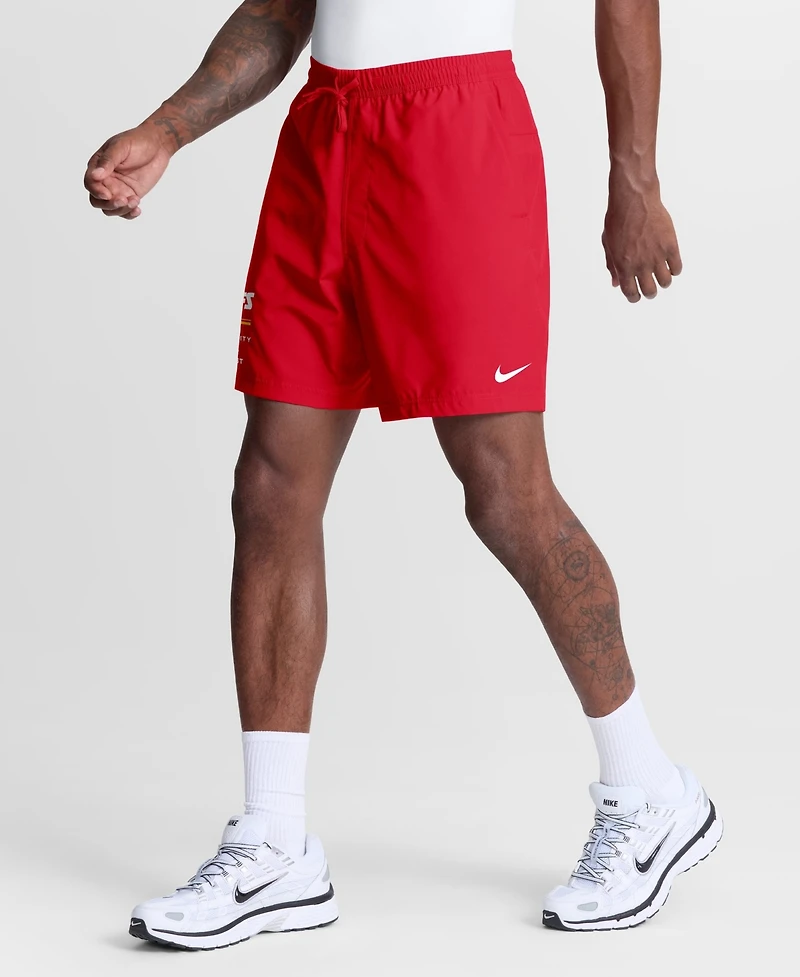 Nike Men's Red Kansas City Chiefs Form Dri-fit Shorts