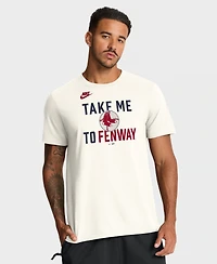 Nike Men's Cream Boston Red Sox Cooperstown Collection ‘70s Inspired T-Shirt