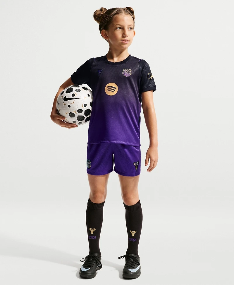 Nike Preschool Purple Barcelona 2026/27 Away Stadium Replica Kit