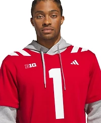 Adidas Men's 1 Scarlet Nebraska Huskers Home Hoodie