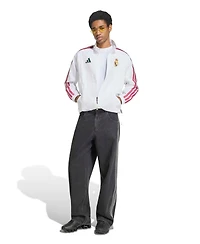 Adidas Men's White Real Madrid 2026 Full-Zip Anthem Jacket