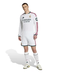 Adidas Men's White Real Madrid 2026/27 Home On-Field Authentic PatchLong sleeves Jersey
