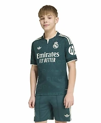 Adidas Big Boys and Girls Green Real Madrid 2026/27 Away Replica Jersey