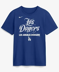 Nike Men's Royal Los Angeles Dodgers City Connect Handwriting Club T-Shirt
