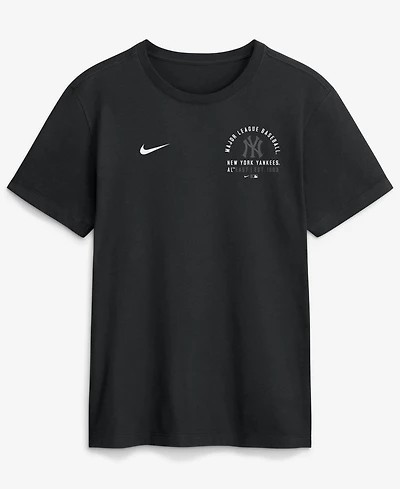 Nike Men's Black New York Yankees Split Logo T-Shirt