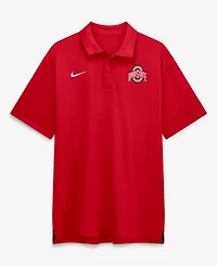 Nike Men's Scarlet Ohio State Buckeyes 2026 Sideline Tour Dri-fit Polo Shirt