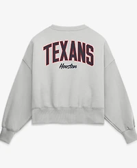 Nike Women's Gray Houston Texans Oversized Primetime Phoenix Fleece Sweatshirt