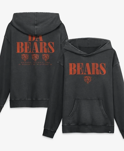 Fanatics Men's Black Chicago Bears Relaxed Intense Rivalry French Terry Hoodie