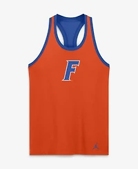 Jordan Women's Orange/Royal Florida Gators Tri-Blend Dri-fit Racerback Tank Top