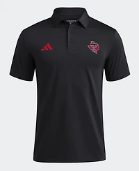 Adidas Men's Black Texas Tech Red Raiders Ultimate 365 Solid Polo Shirt