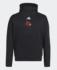 Adidas Men's Black Louisville Cardinals Z.n.e Hoodie