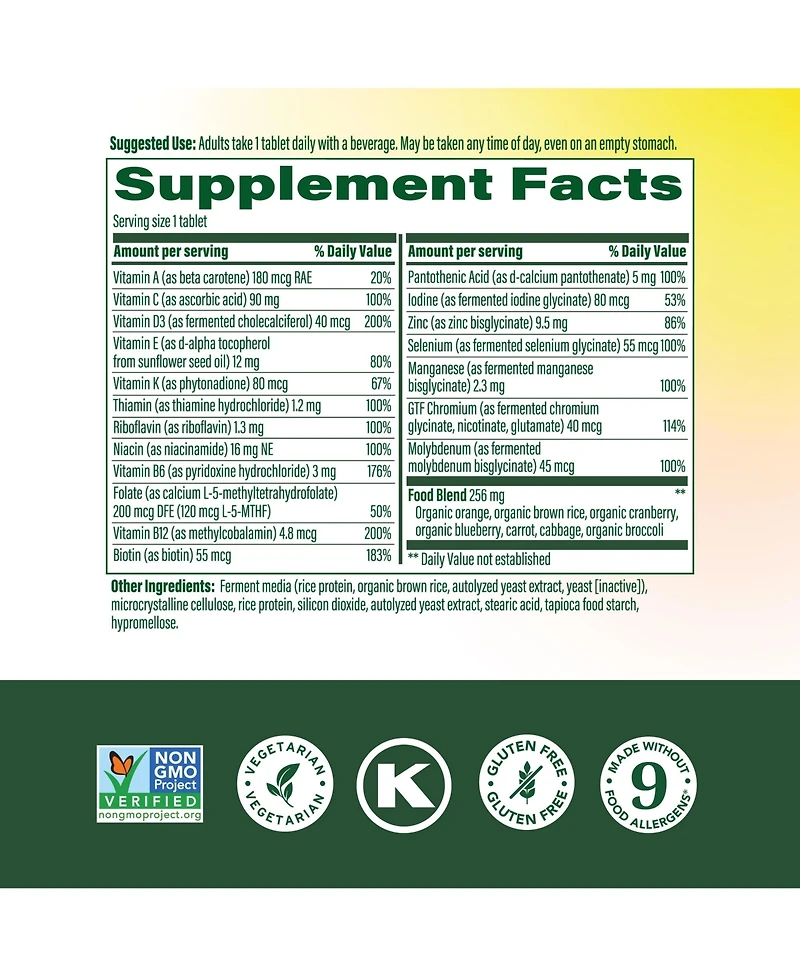 MegaFood Women's 55+ One Daily Multivitamin ,120 Tabs