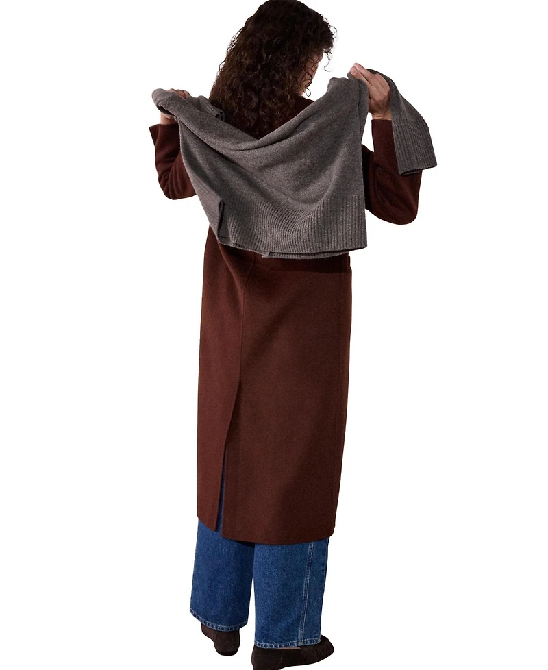 Whistles Women's Relaxed Double Faced Midi Coat