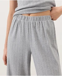 Pact Women's Organic Cotton Pointelle Wide Leg Pant