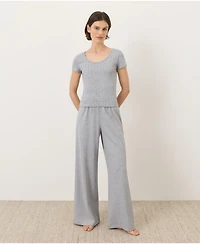 Pact Women's Organic Cotton Pointelle Scoop Neck Tee