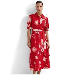 Phase Eight Women's Delphine Midi Dress Self-Tie Waist