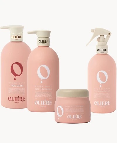 Oliere Paris Hydra Wave Curl Defining Hydrating Styling Hair Care Set