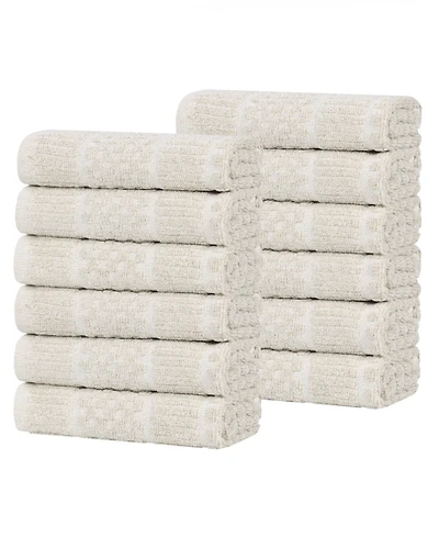 Superior Naples Cotton 12-Piece Face Towels Set