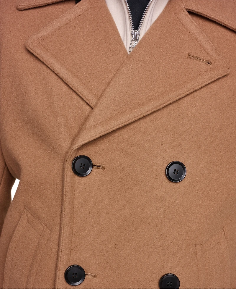 Dkny Men's Faux Wool Peacoat