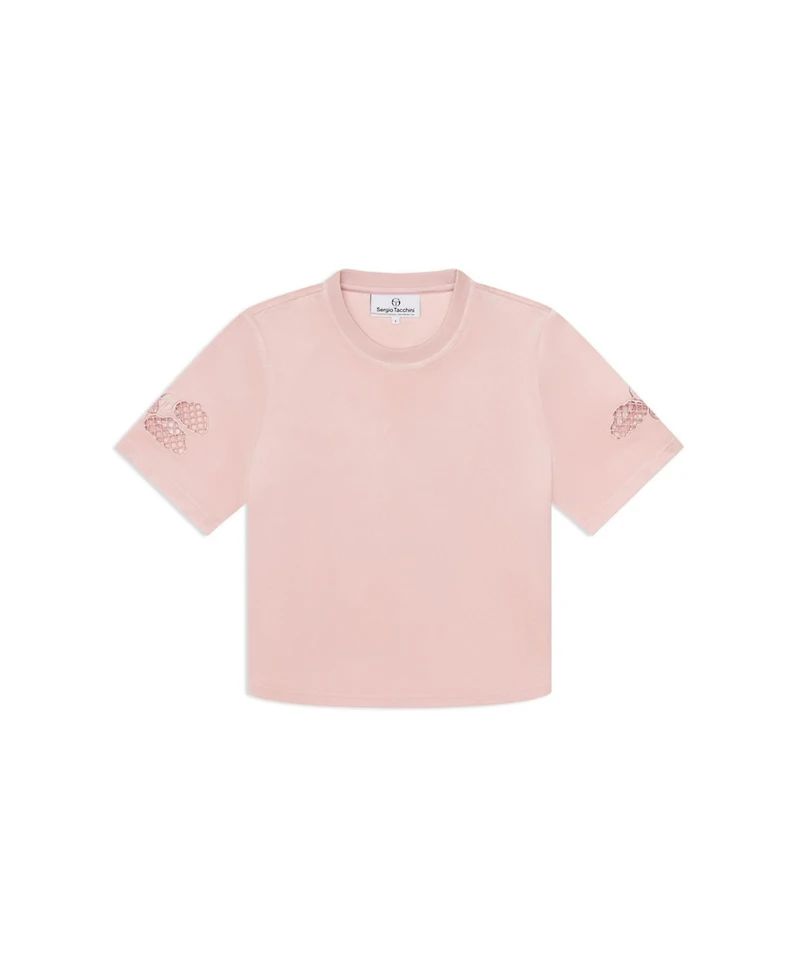 Sergio Tacchini Women's Nuvola Velour Cropped T-shirt