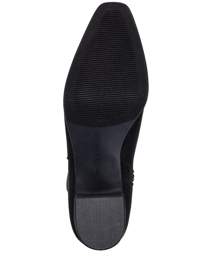 Style & Co Women's Diamond Almond Toe Booties, Macy's Exclusive