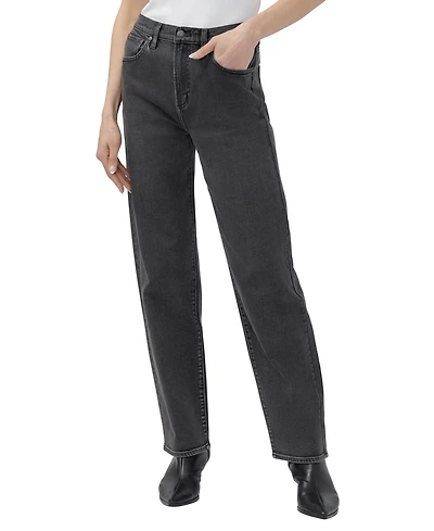 Silver Jeans Co. Women's Highly Desirable High-Rise Straight-Leg