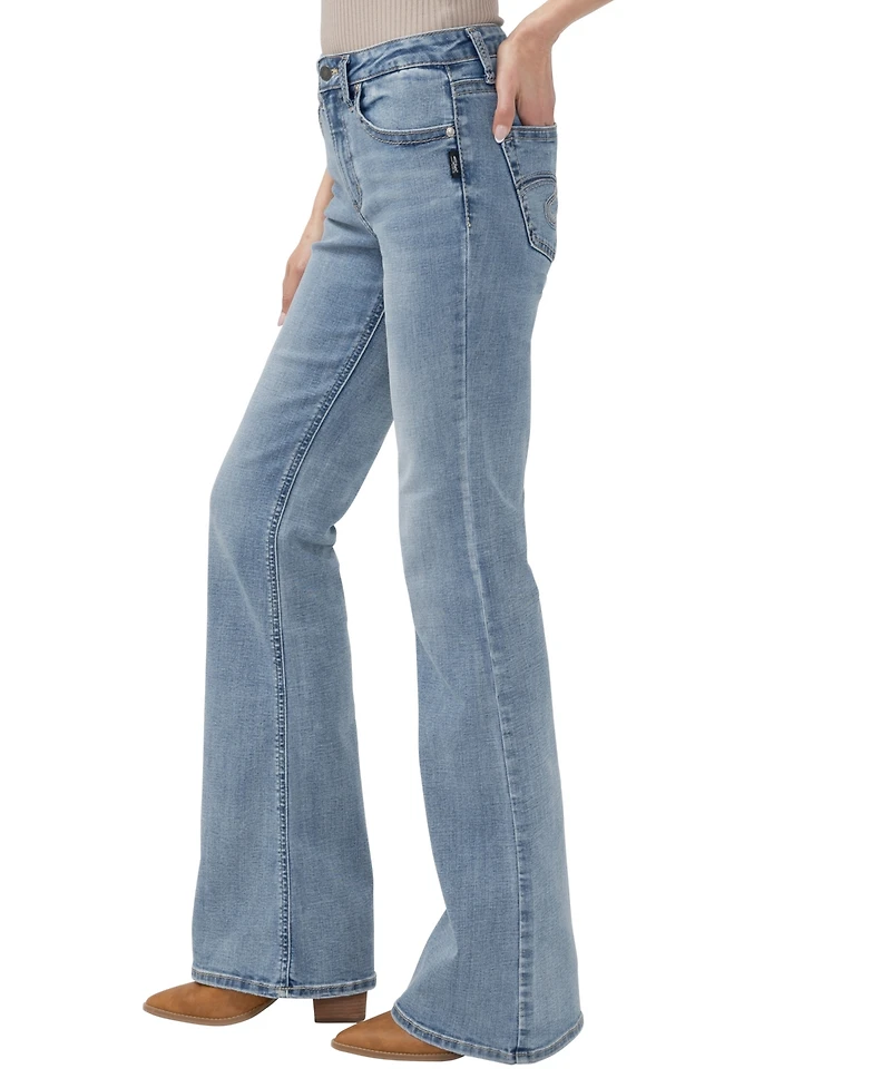 Silver Jeans Co. Women's Most Wanted Mid-Rise Flared-Leg