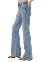 Silver Jeans Co. Women's Most Wanted Mid-Rise Flared-Leg