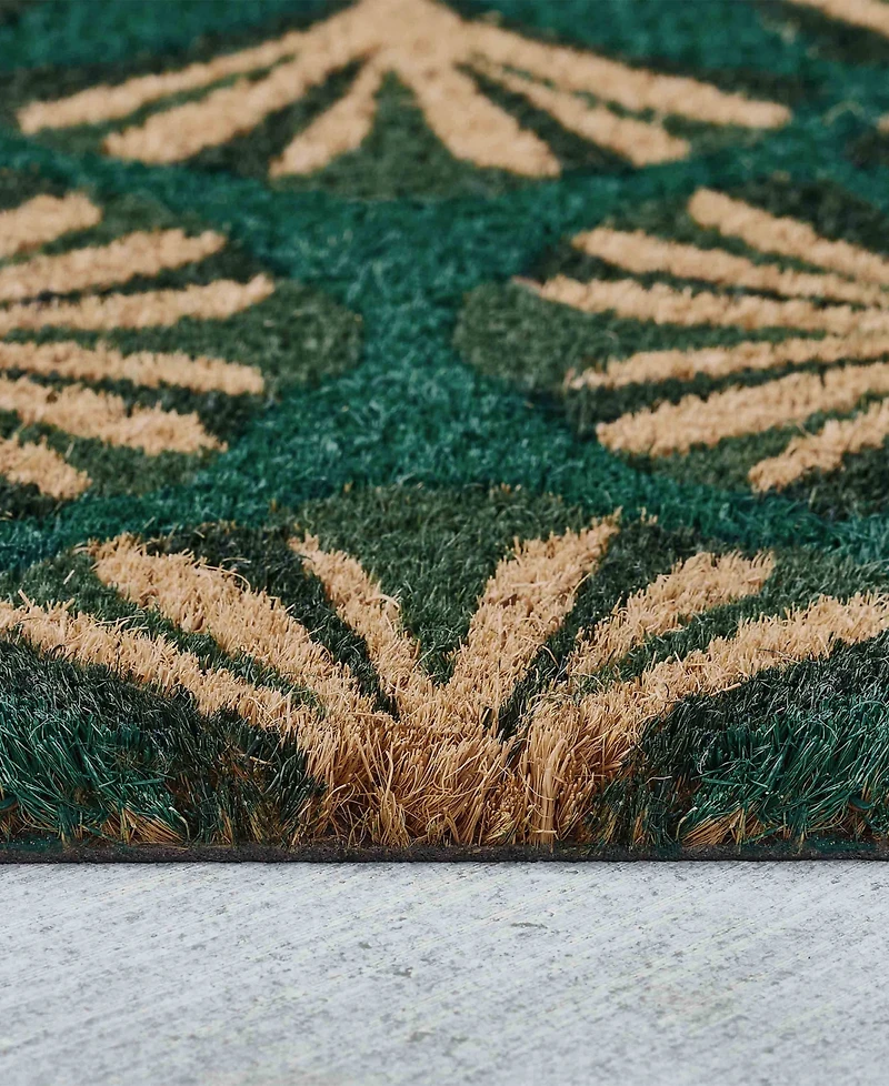 Vcny Home Tribal Finn Outdoor Coir Doormat, 18" x 30"