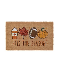 Vcny Home Tis the Season Outdoor Coir Doormat, 18" x 30"