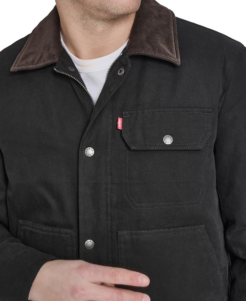 Levis Men's Cotton Canvas Workwear Jacket