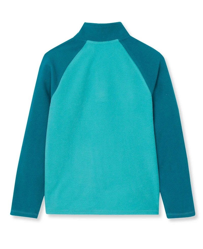 Lands' End Girls Every Day Fleece Quarter Zip