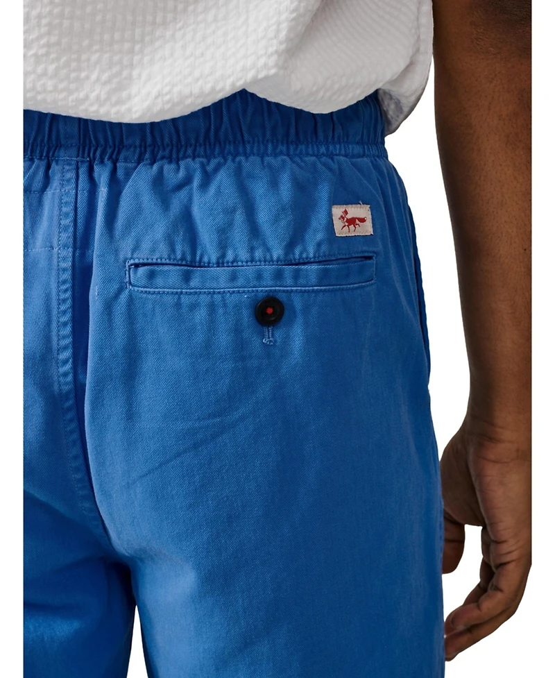 Aubin Men's Allanby Drawstring Cotton Shorts, 6.3" Inseam