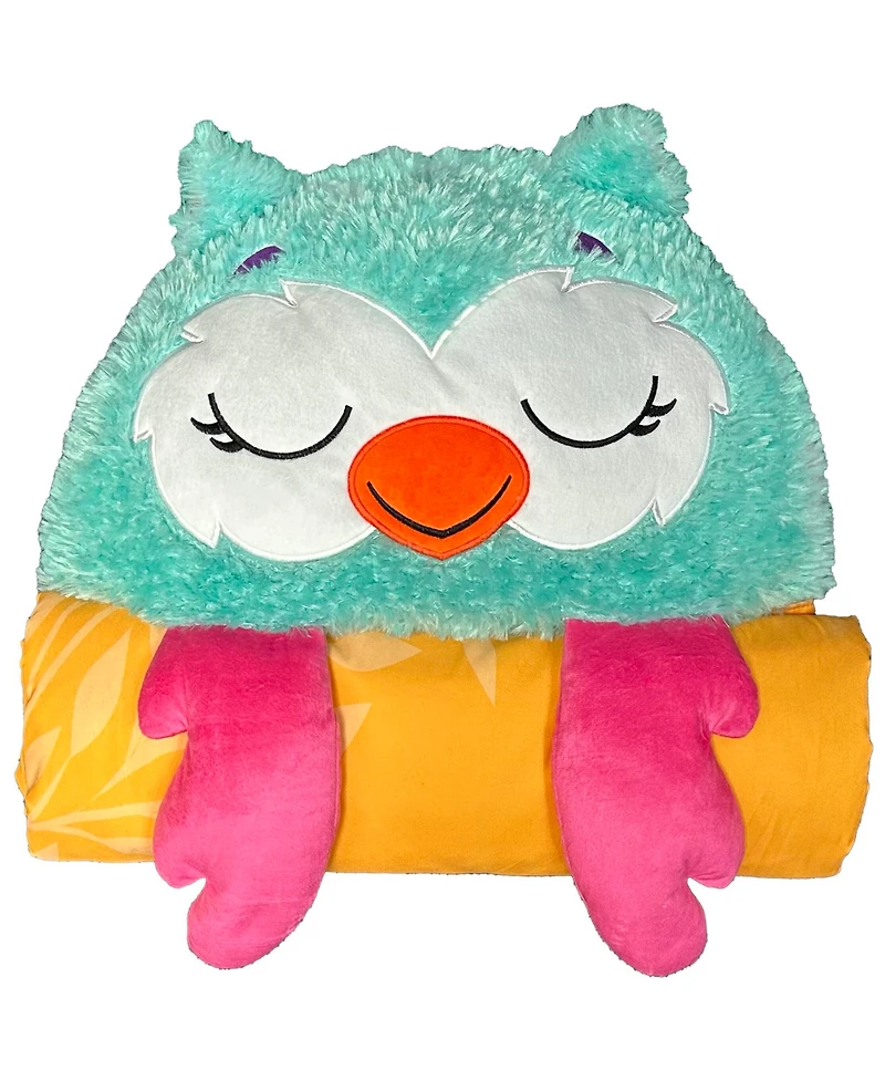Happy Nappers Owl Medium 2-in-1 Pillow and Sleepy Sack