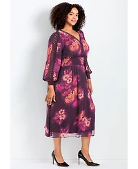 Avenue Women's Plus Elena Dress