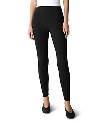 Eileen Fisher Women's Fleece-Lined High-Waisted Ankle Leggings