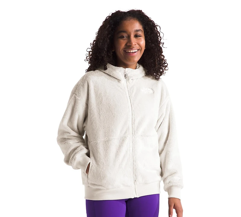 The North Face Girls' 7-16 Osito Full-Zip Hooded Jacket