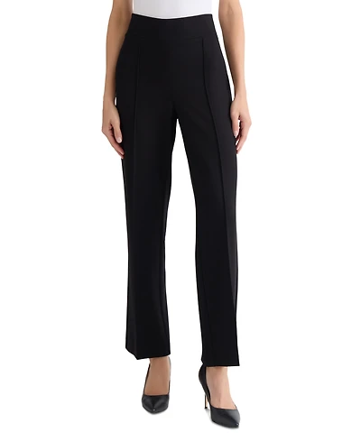 Jones New York Petite Pintuck Straight-Leg Trousers
